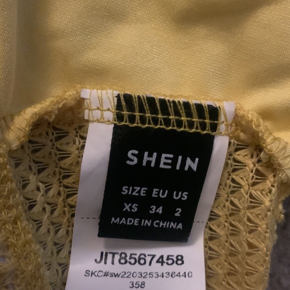 yellow shien summer tube top - Picture 2 of 5